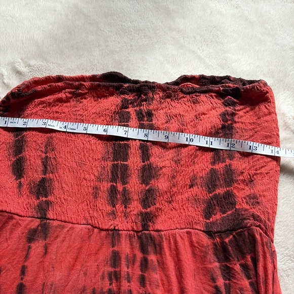 Suzy Sheer Beach Pink Flow Tassel Dress Medium - Picture 6 of 8